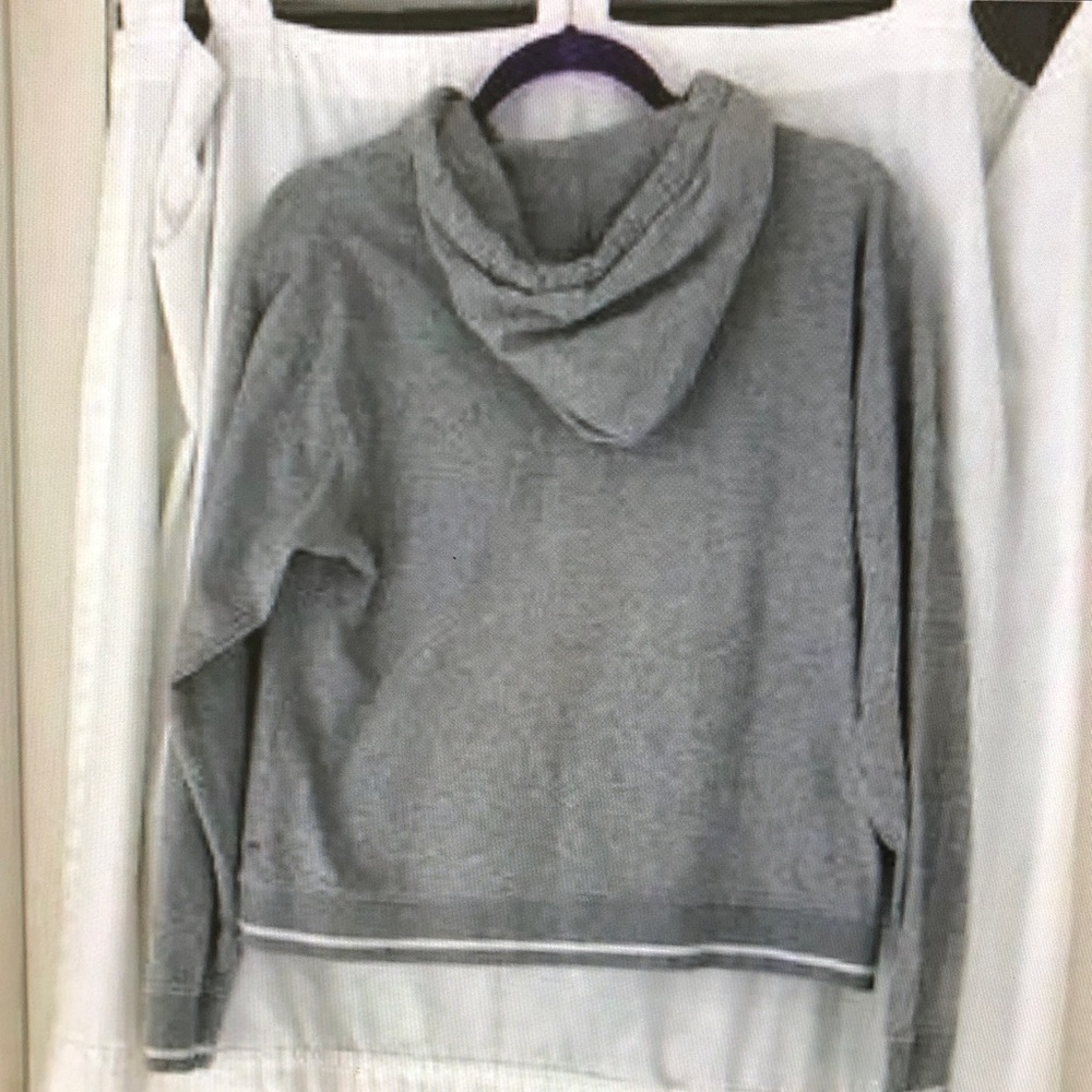 La Hearts Heather Gray Women's Hoodie Sweater - Picture 8 of 8